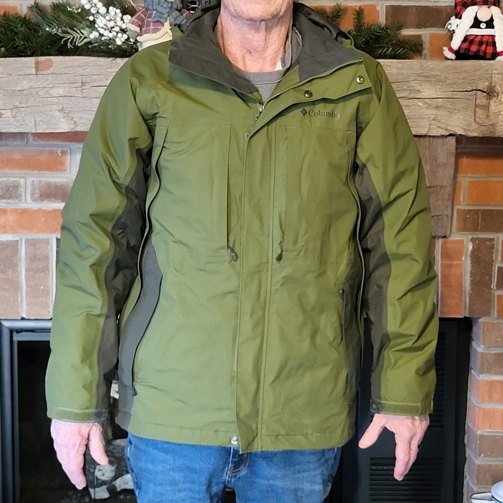 Columbia Forest Green Men's 3-1 Interchange Ski Jacket